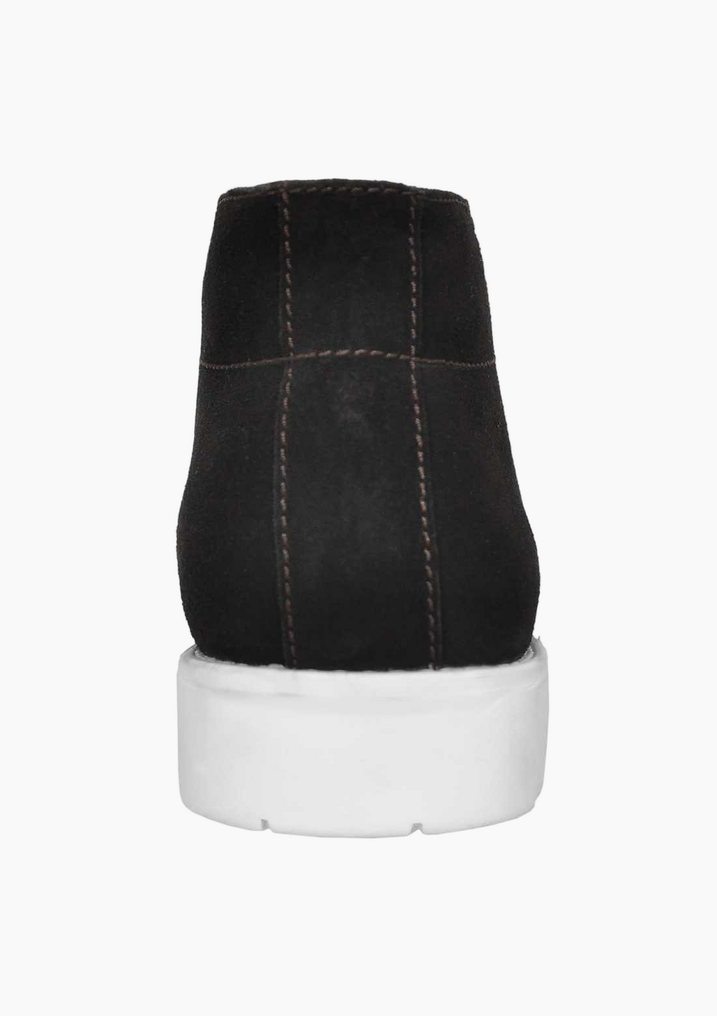 OHM Lifestyle Business Ankle Leather Boots Brown with Laces