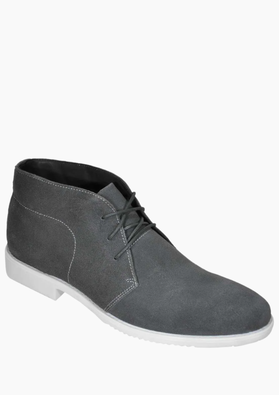 OHM Lifestyle Italian Leather Ankle Boots with Padded Insole