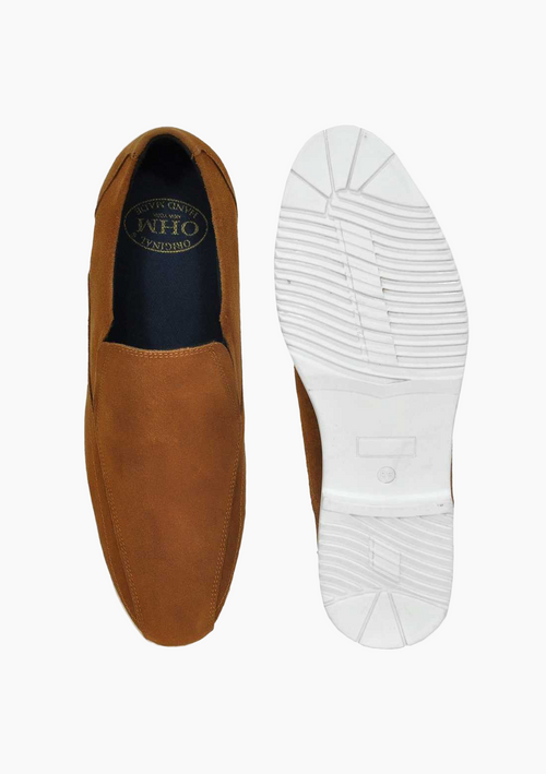 OHM Lifestyle Slip-On Italian Leather Shoes