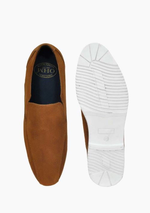 OHM Lifestyle Slip-On Italian Leather Shoes