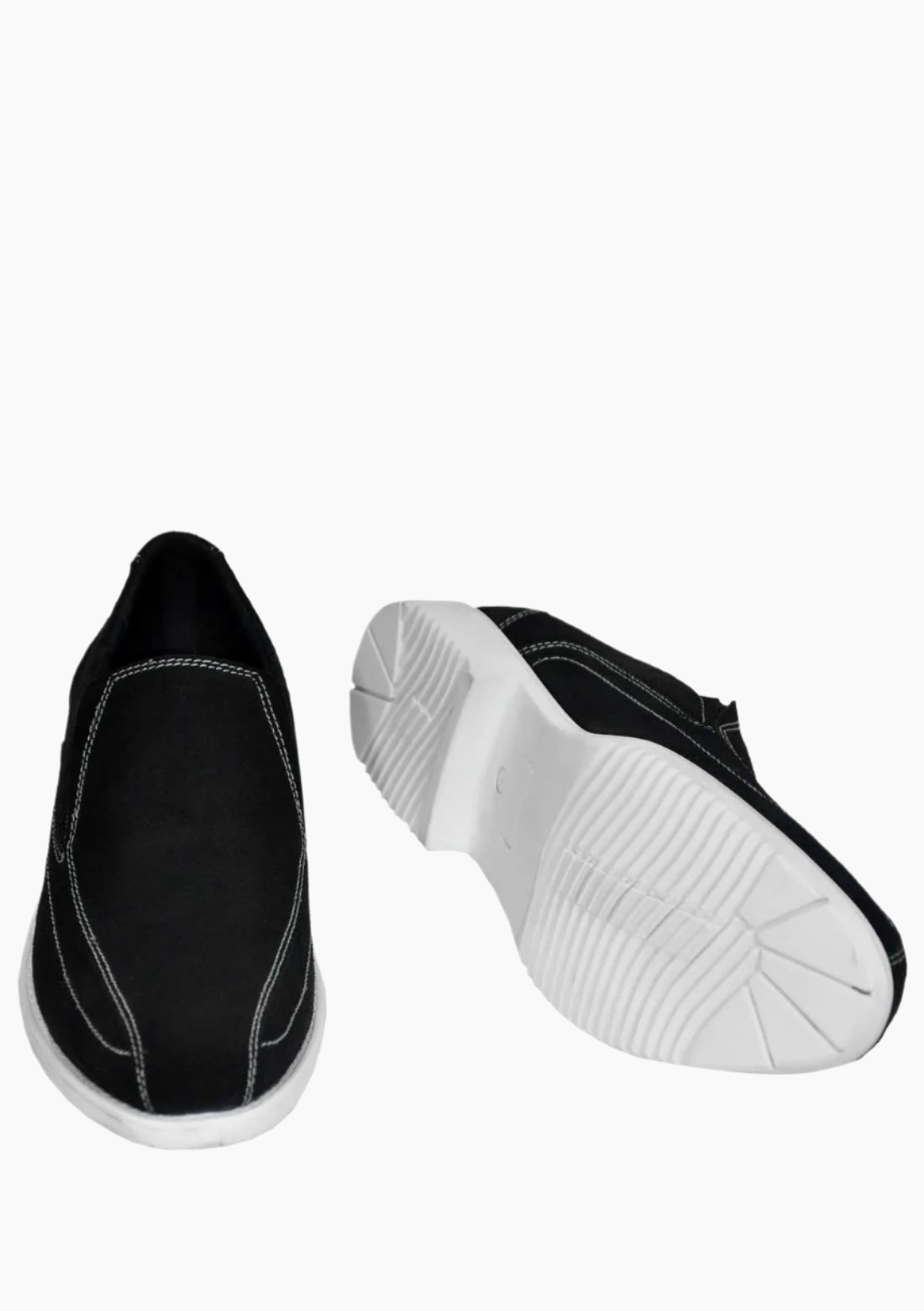 OHM Slip-On Italian Leather Shoes with Perimeter Stitching