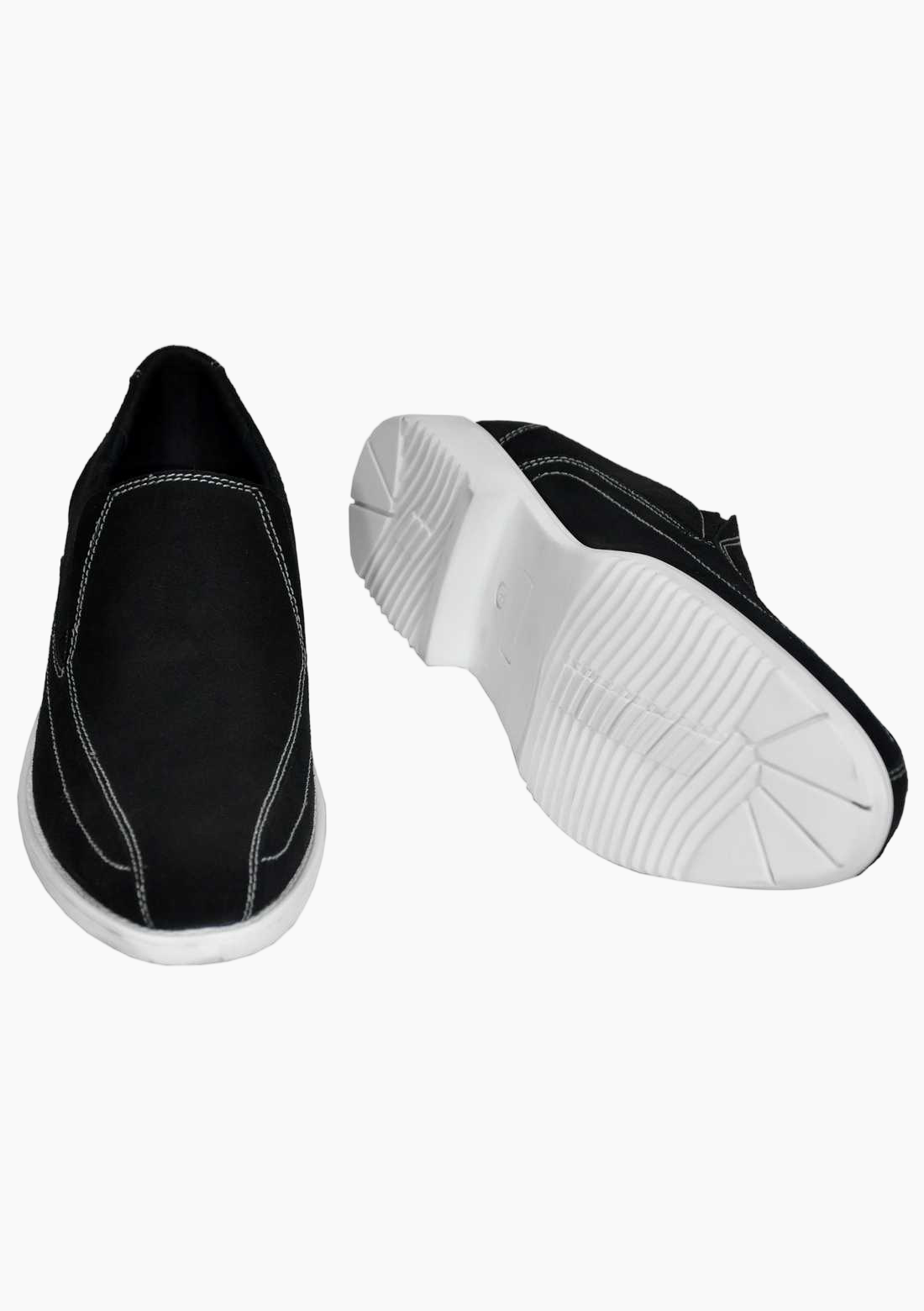 OHM Slip-On Italian Leather Shoes with Perimeter Stitching