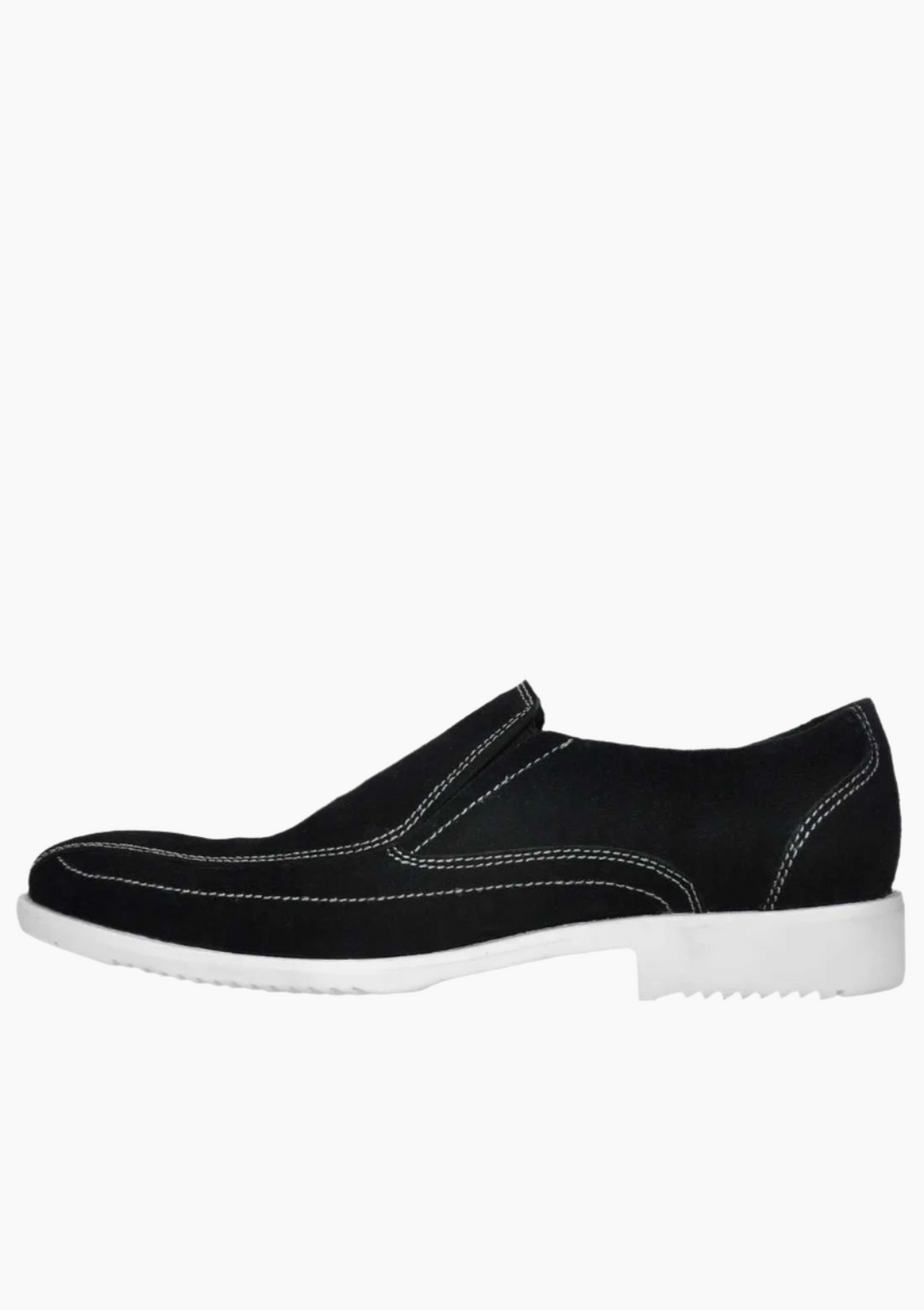OHM Slip-On Italian Leather Shoes with Perimeter Stitching