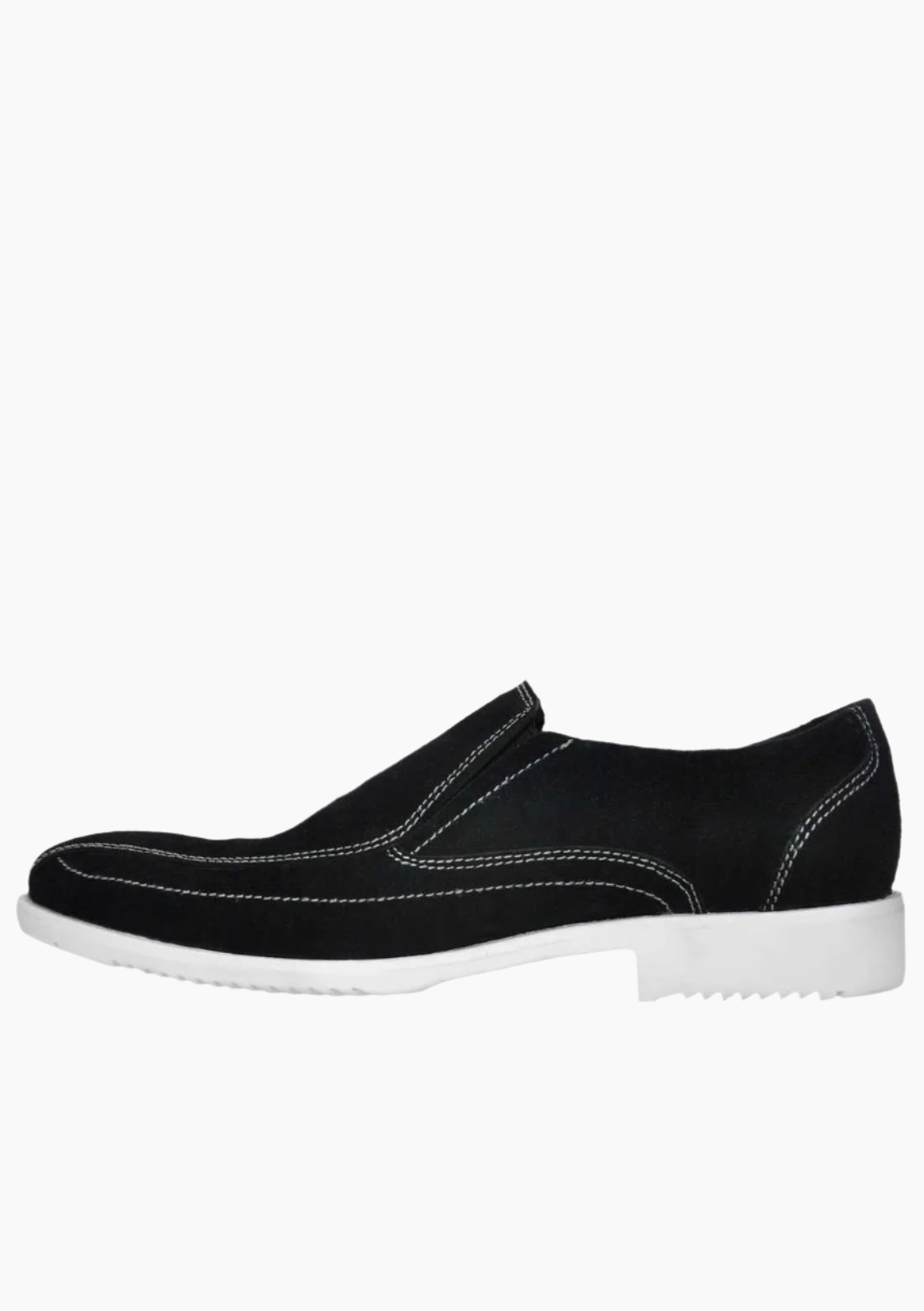 OHM Slip-On Italian Leather Shoes with Perimeter Stitching