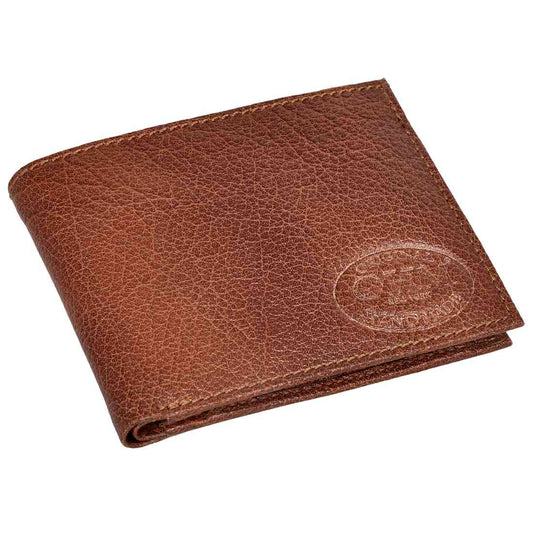 OHM New York Bill Fold Leather Wallet with Coin Pouch