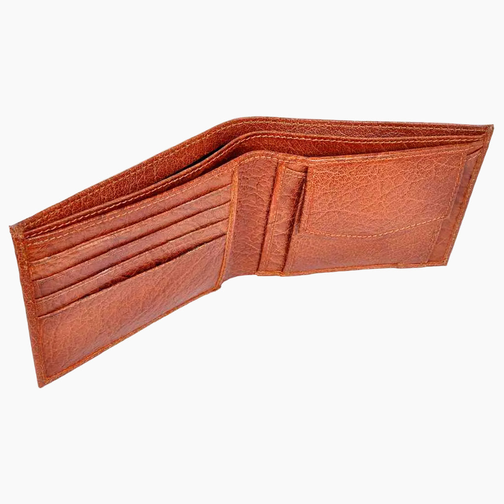 OHM New York Classic Leather Wallet with Coin Holder