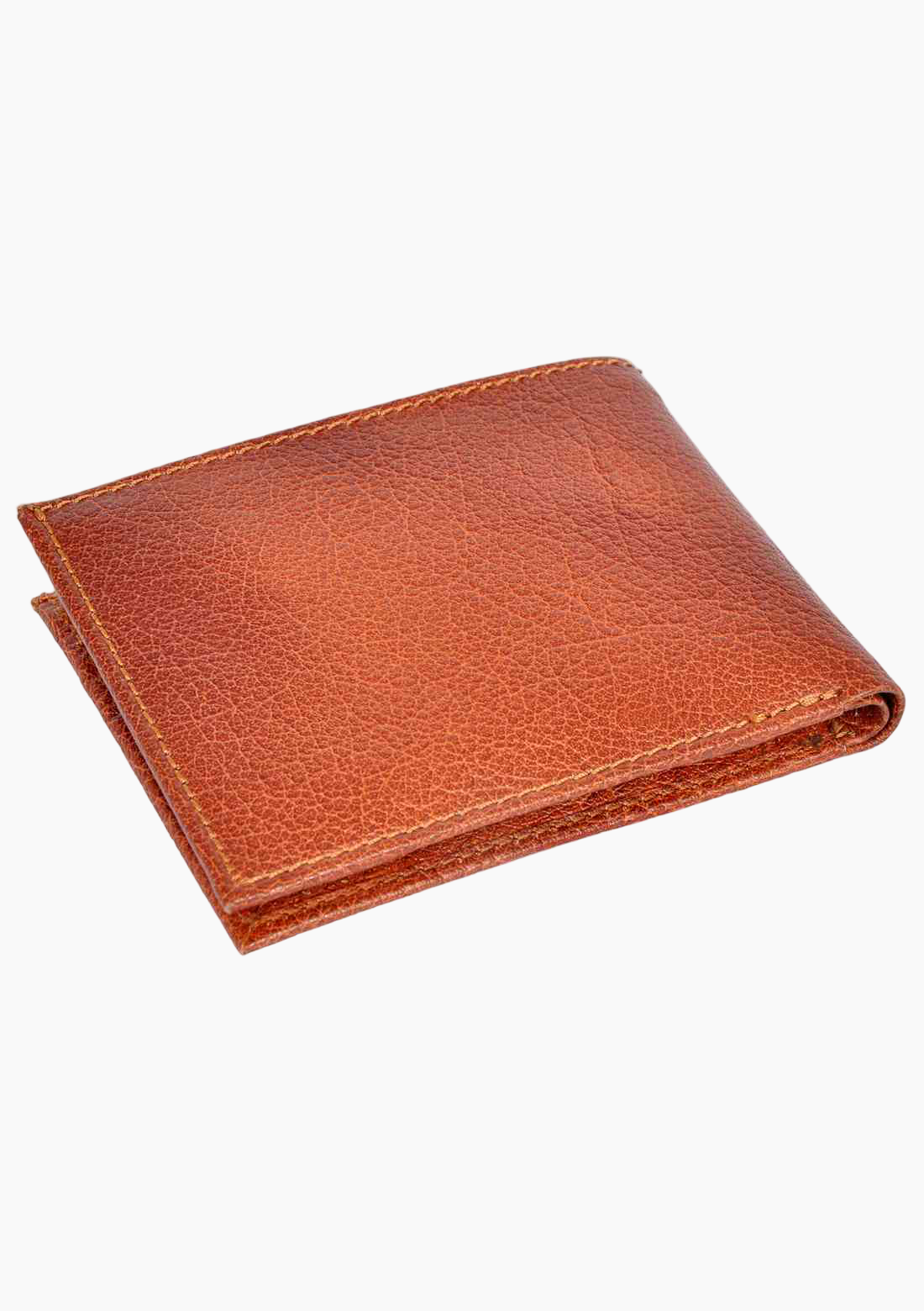 OHM Bill Fold Slim Leather Wallet with Coin Pouch