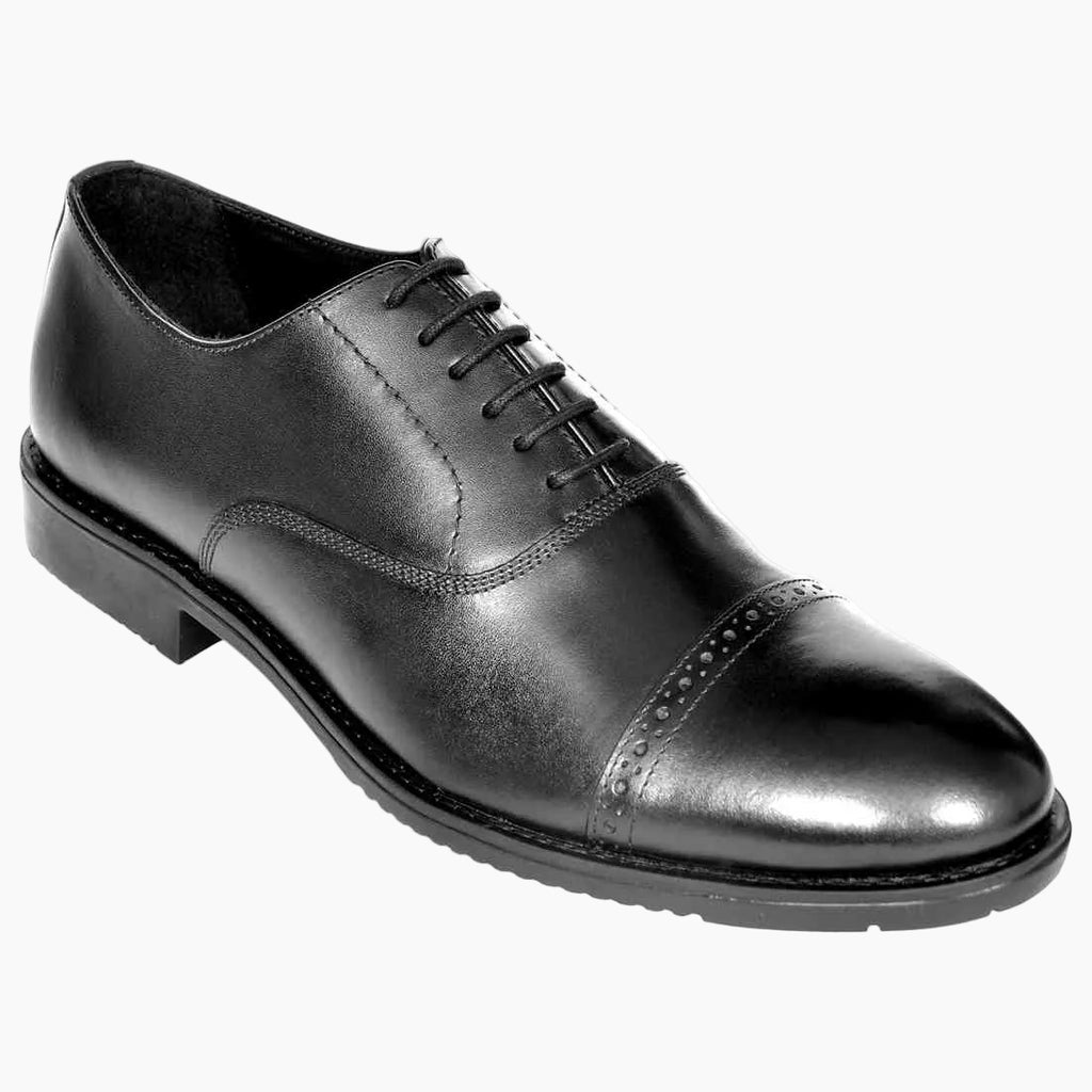 OHM New York Cap Toe Oxford Leather Shoes