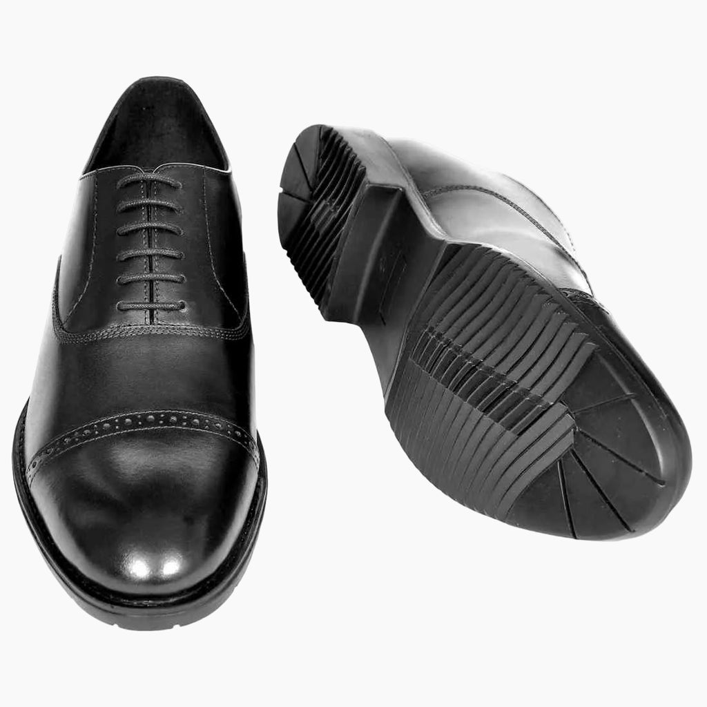 OHM New York Cap Toe Oxford Leather Shoes