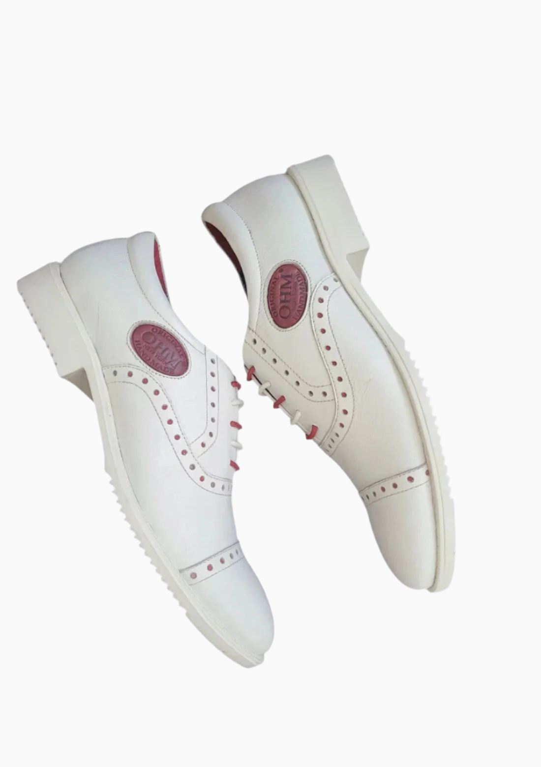 OHM Cap Toe Oxford Sporty Designer Leather Shoes