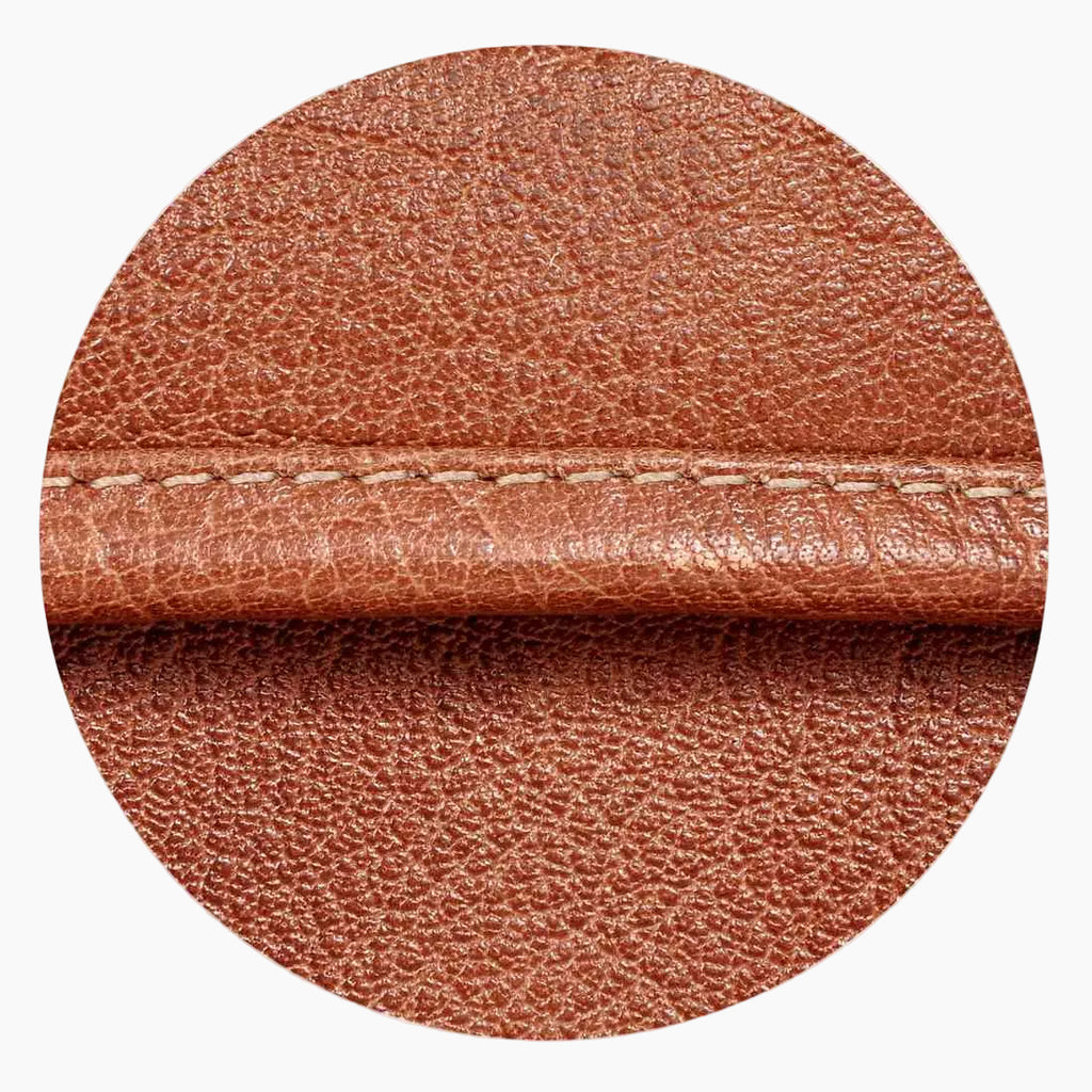 OHM New York Classic Cross Body Leather Bag Tan