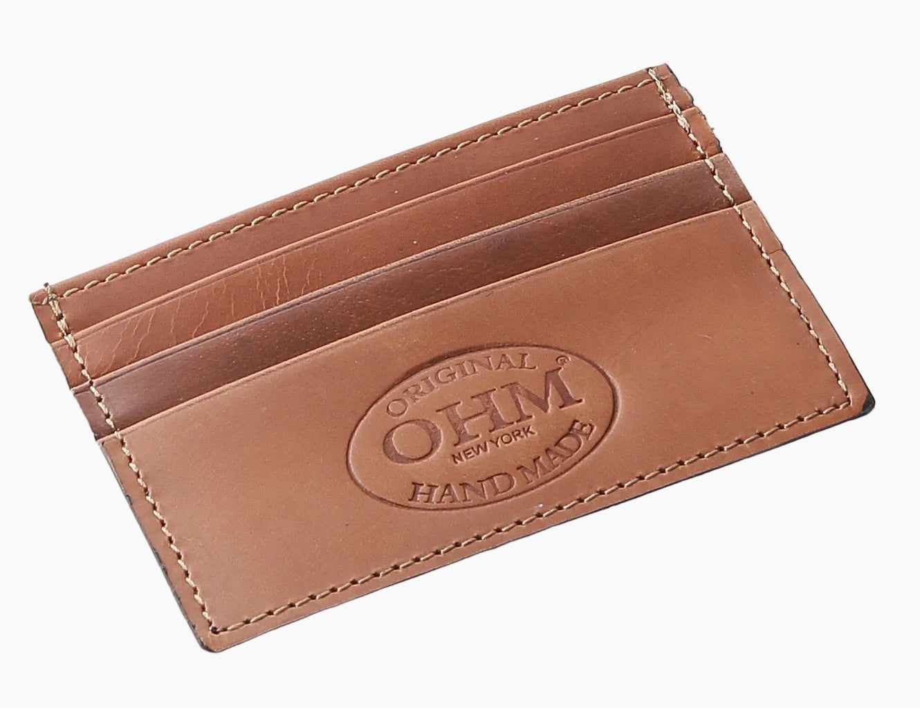 OHM New York Classic Leather Card Holder