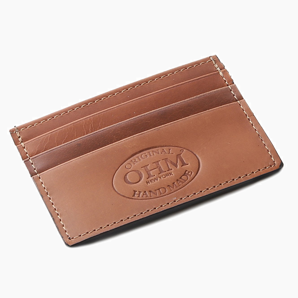 OHM New York Classic Leather Card Holder