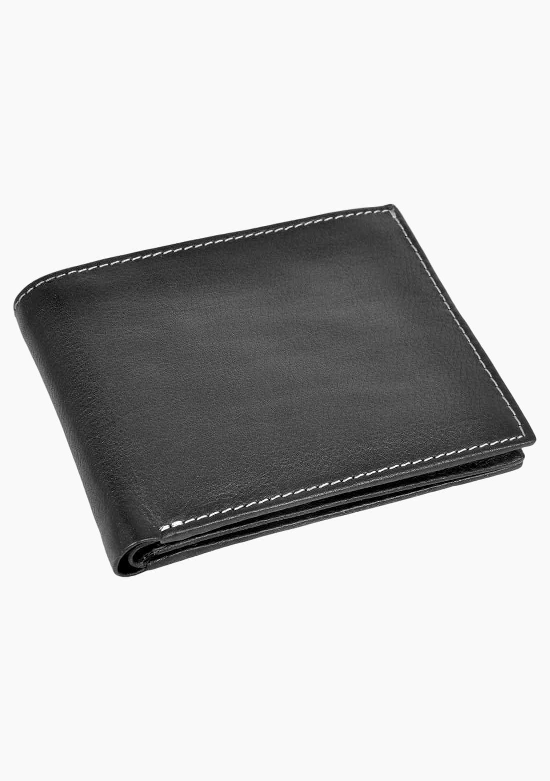 OHM New York Classic Leather Wallet with ID Window