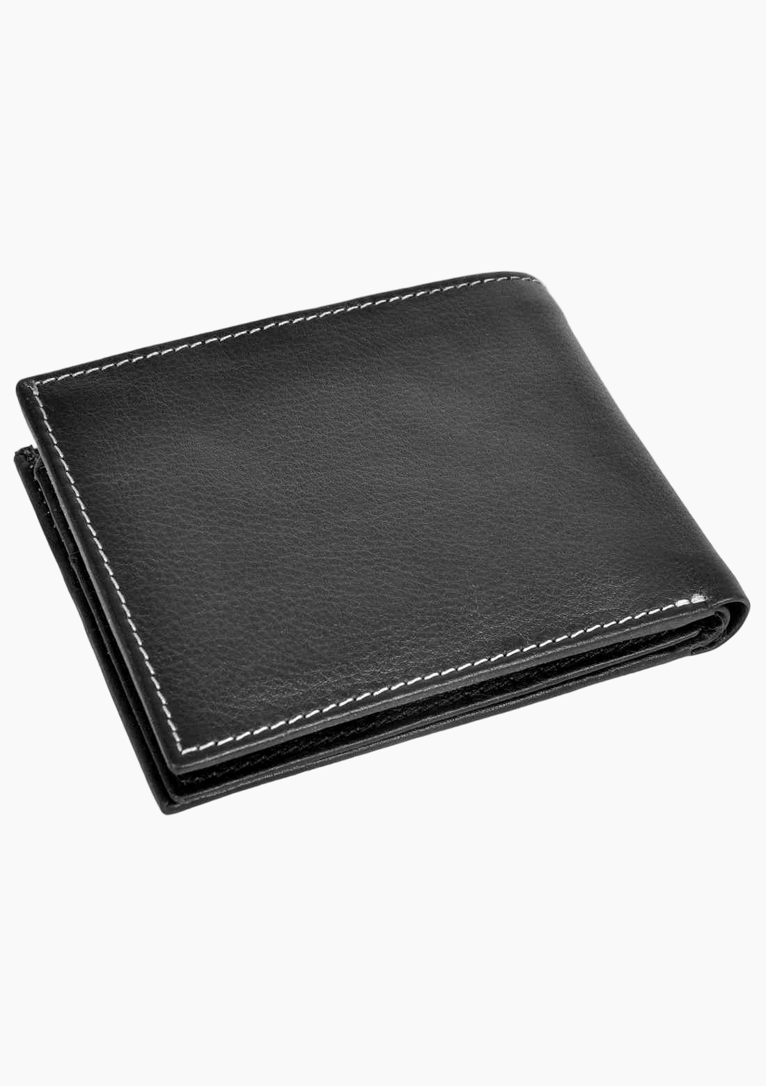 OHM New York Classic Leather Wallet with ID Window
