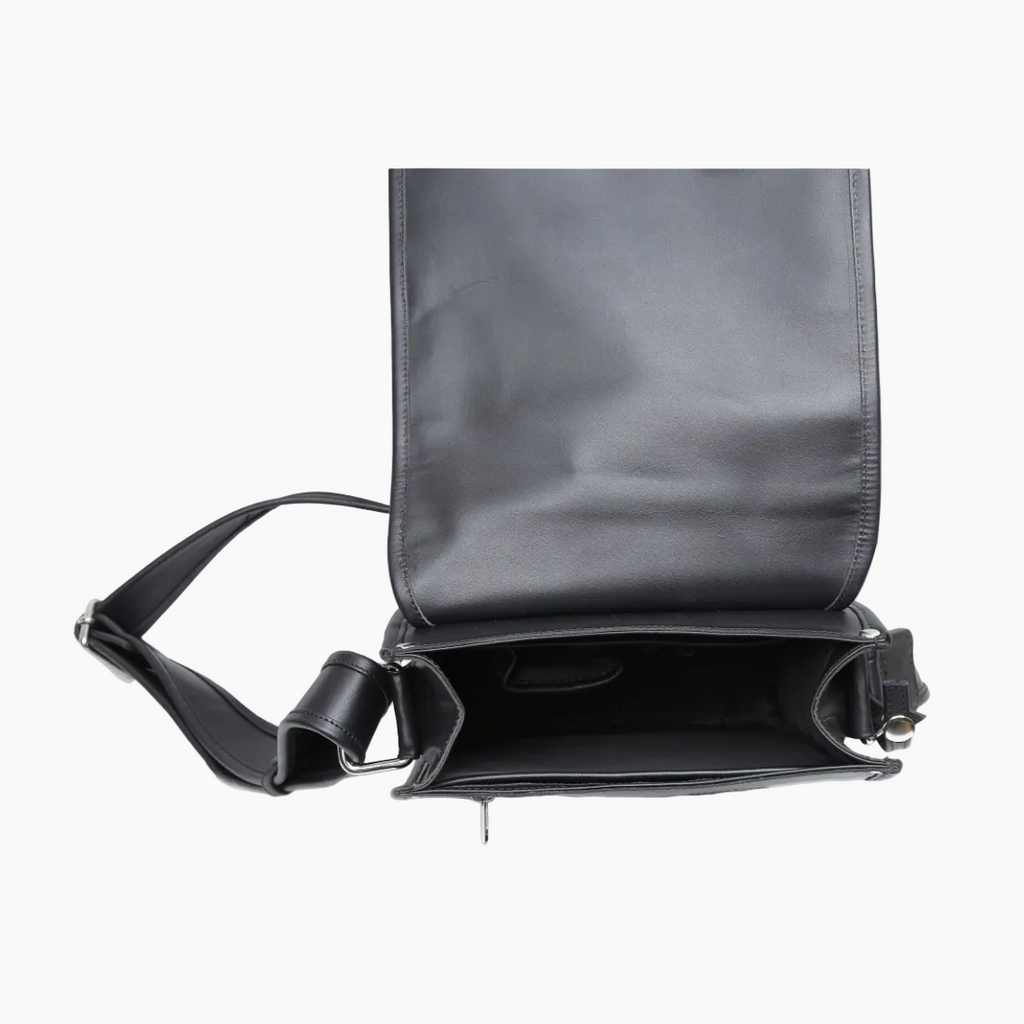 OHM New York Flight Cross Body Leather Bag