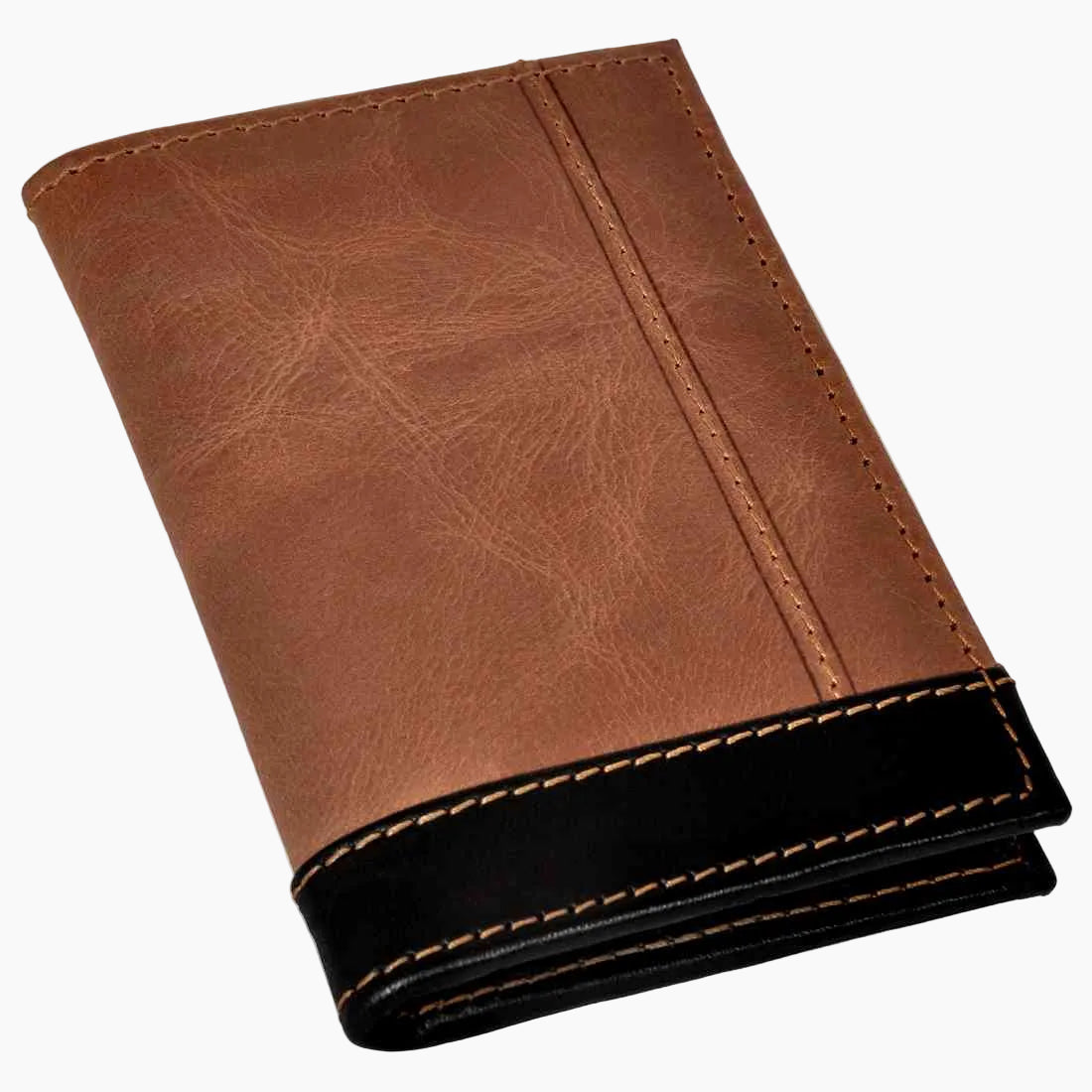 OHM New York Folded Stitched Leather Card Case