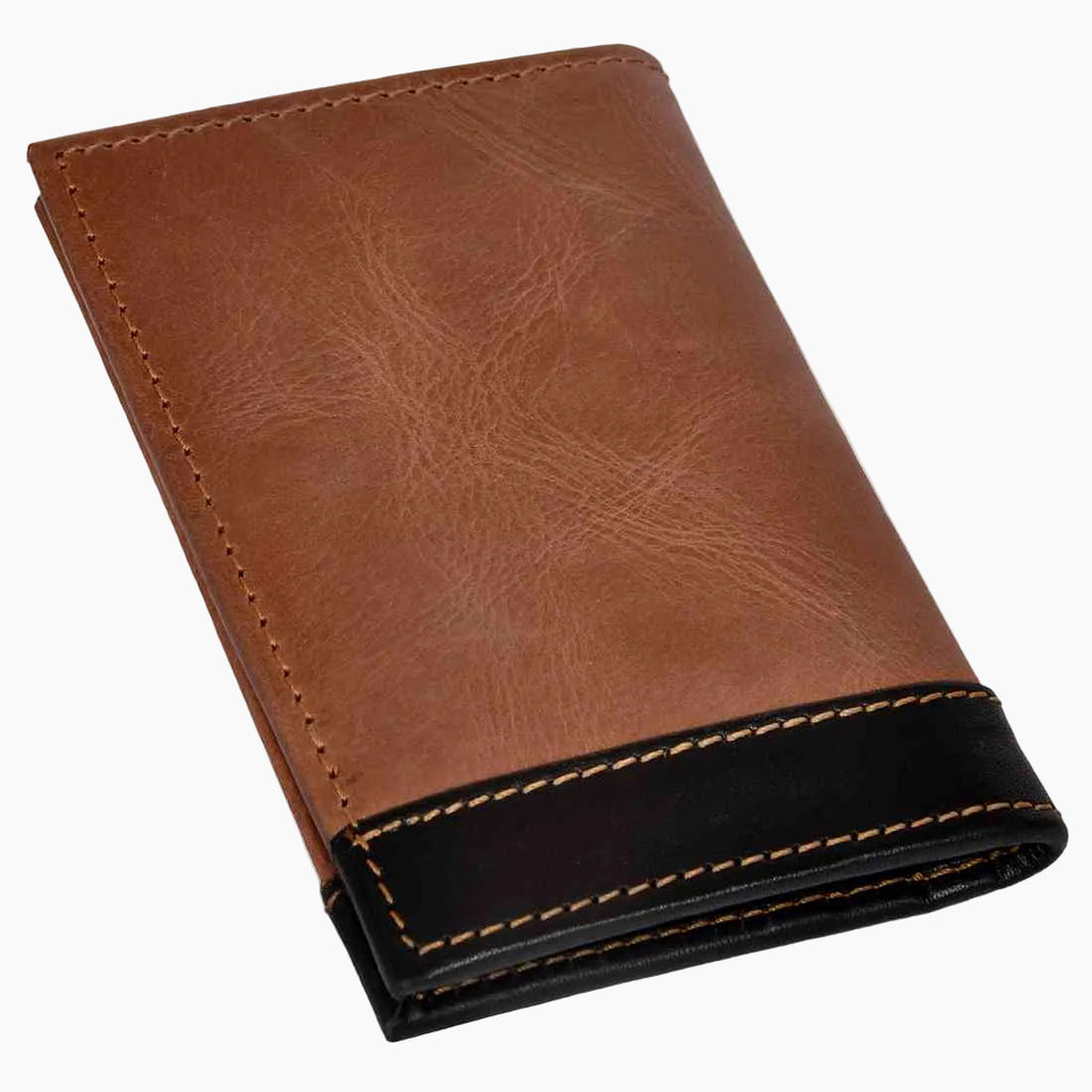 OHM New York Folded Stitched Leather Card Case