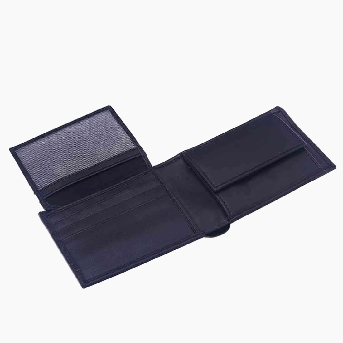 OHM New York Front ID Window with Coin Slot Leather Wallet