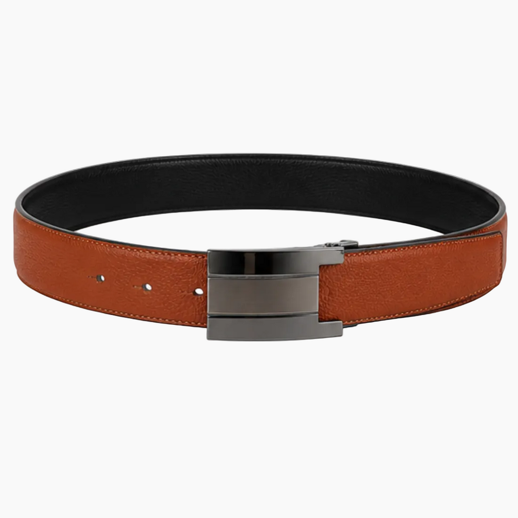 OHM New York Full-Grain Leather Belt – Cognac