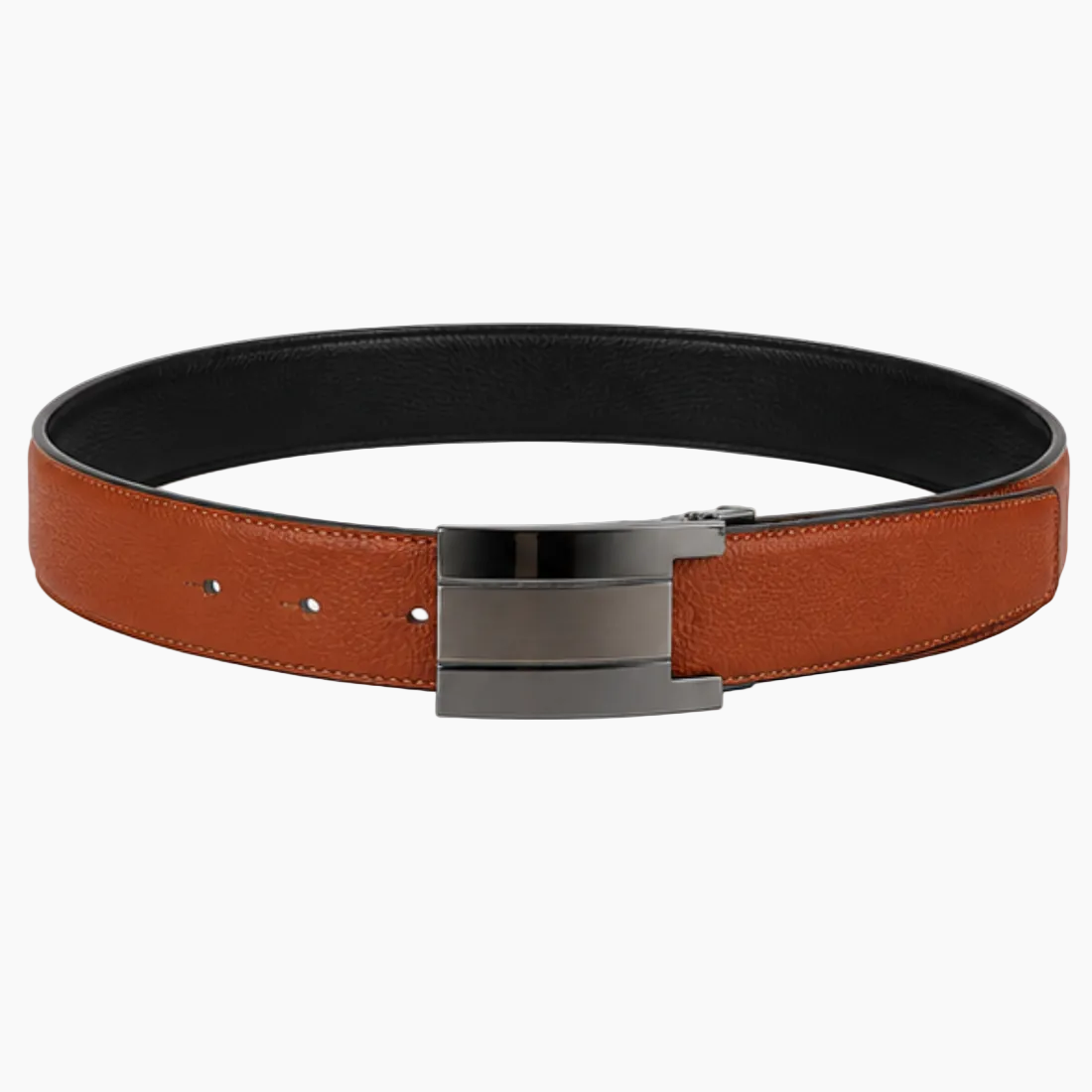 OHM New York Full-Grain Leather Belt – Cognac