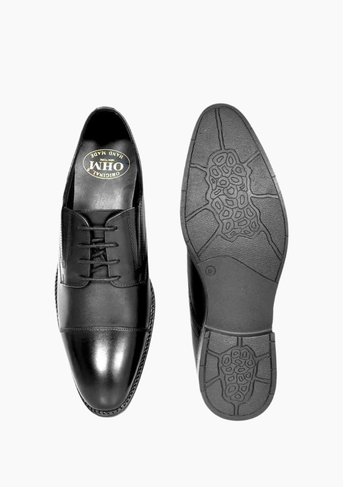 OHM Cap Toe Lace up Shoes with Slip-on Option