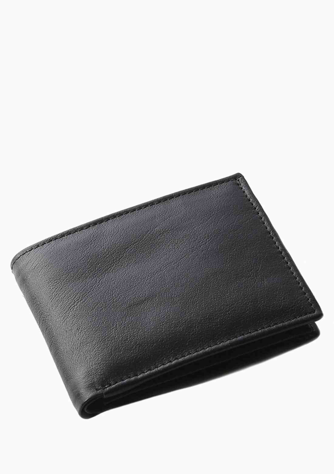 OHM Leather Coin Holder Wallet with ID Window