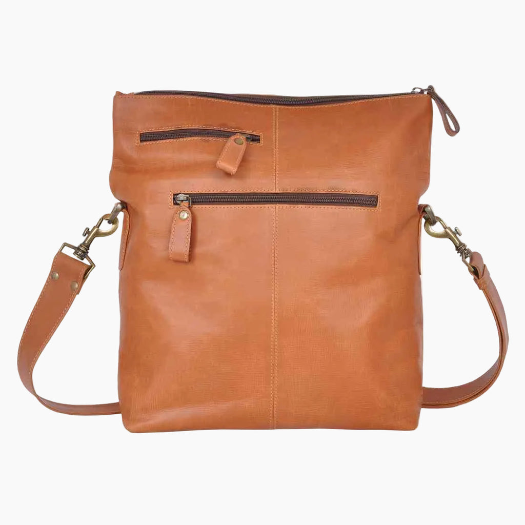 OHM New York Leather Cross body with Side Bag