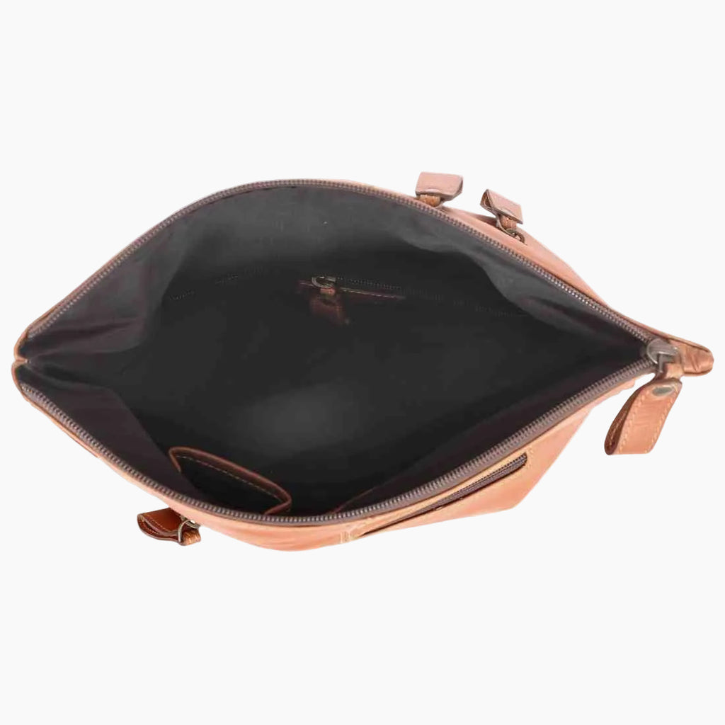 OHM New York Leather Cross body with Side Bag