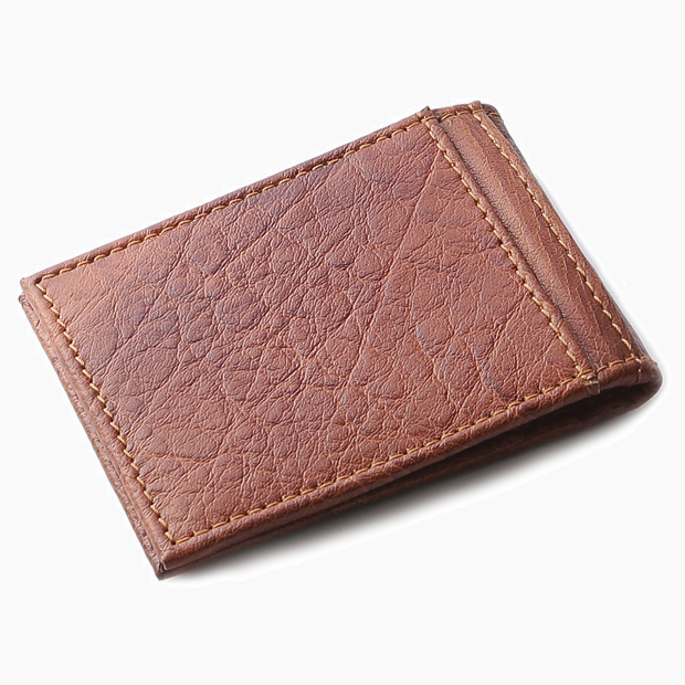 OHM New York Leather Grained Classic Card Holder