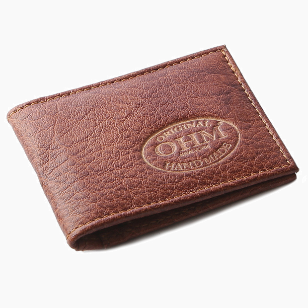 OHM New York Leather Grained Classic Card Holder