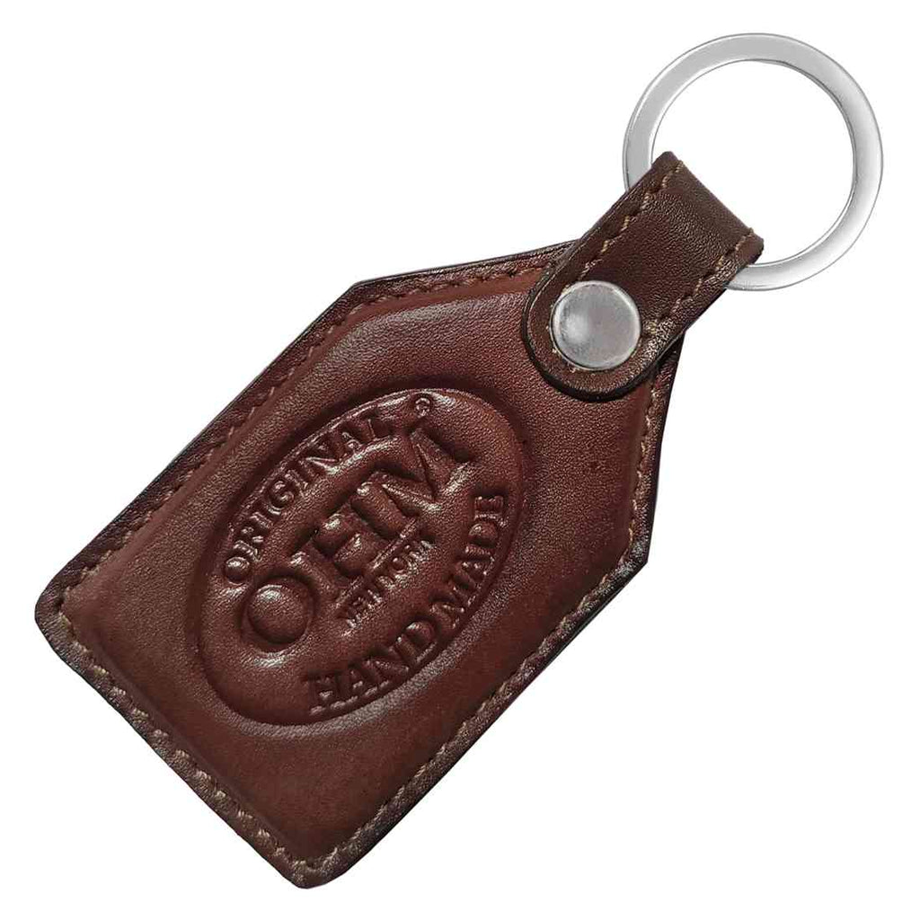 OHM New York Leather Key Chains in Brown