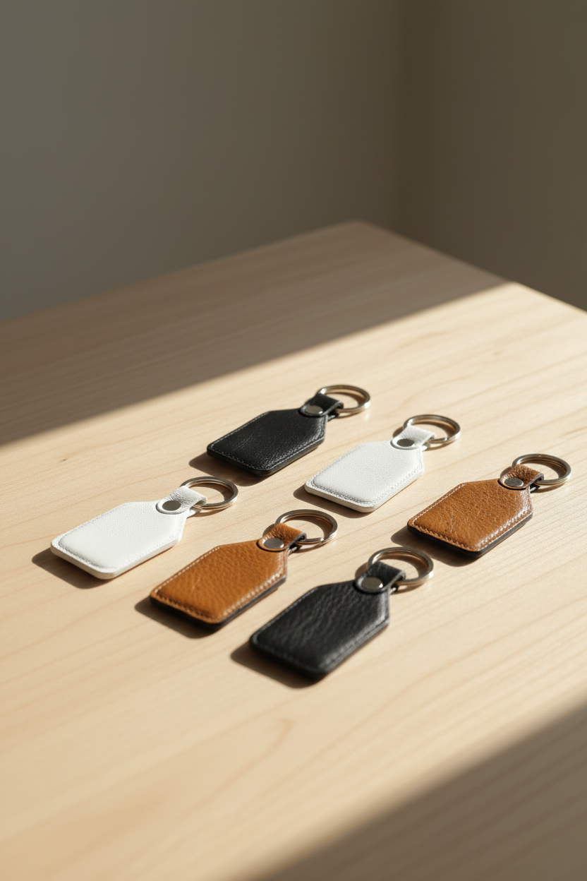 OHM New York Leather Keychain Collection (6-Piece)
