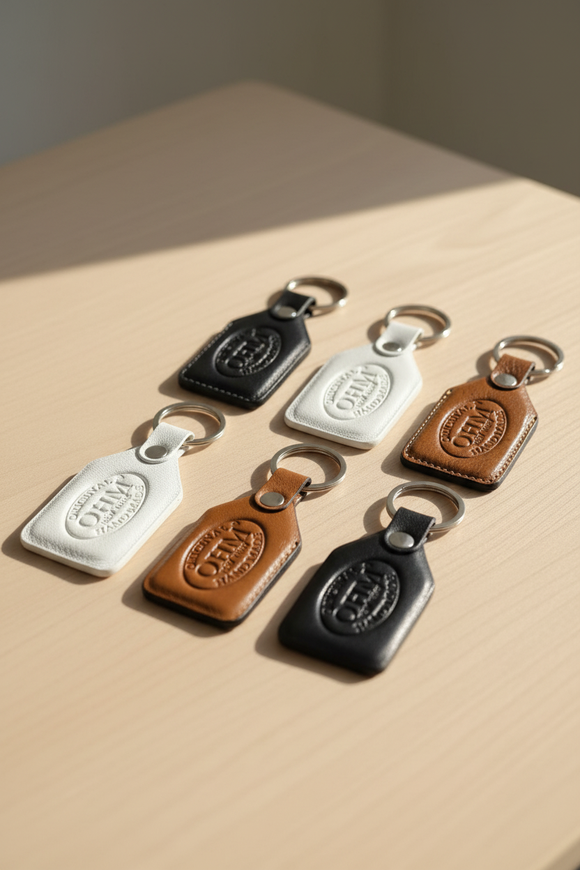 OHM New York Leather Keychain Collection (6-Piece)