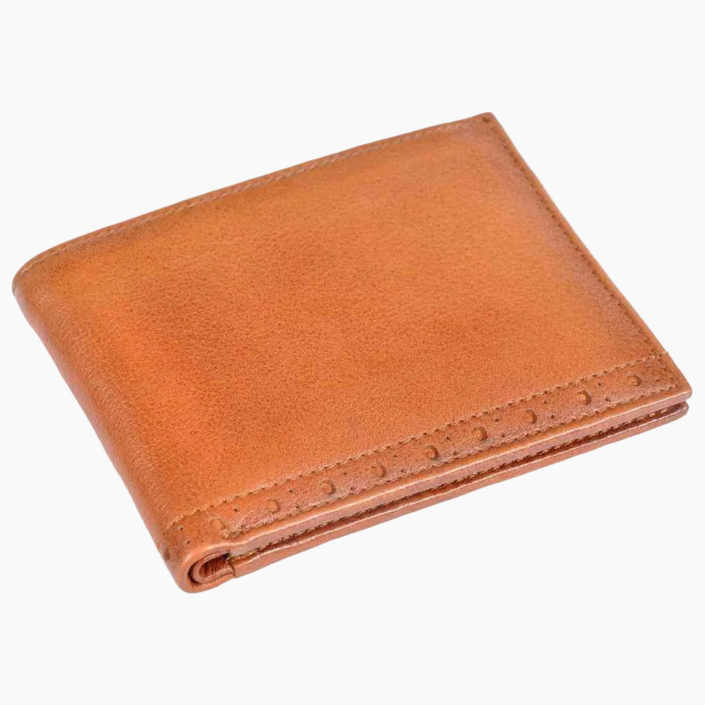 OHM New York Leather Perforated Wallet