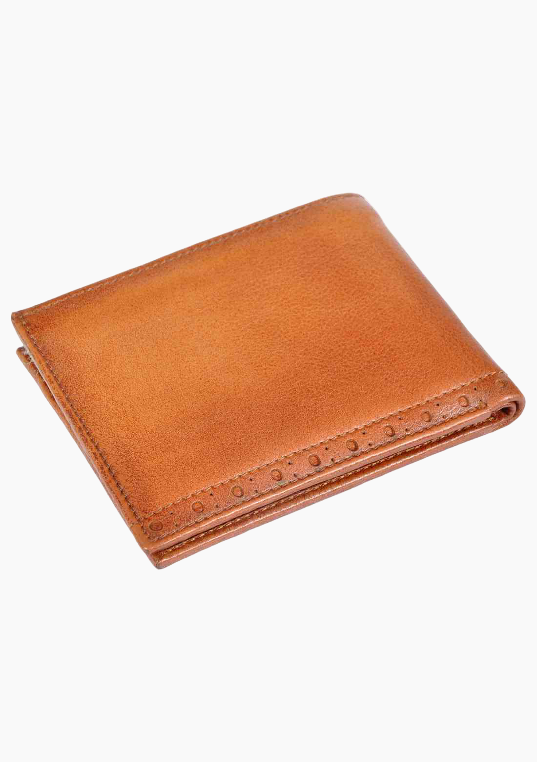 OHM New York Leather Perforated Wallet