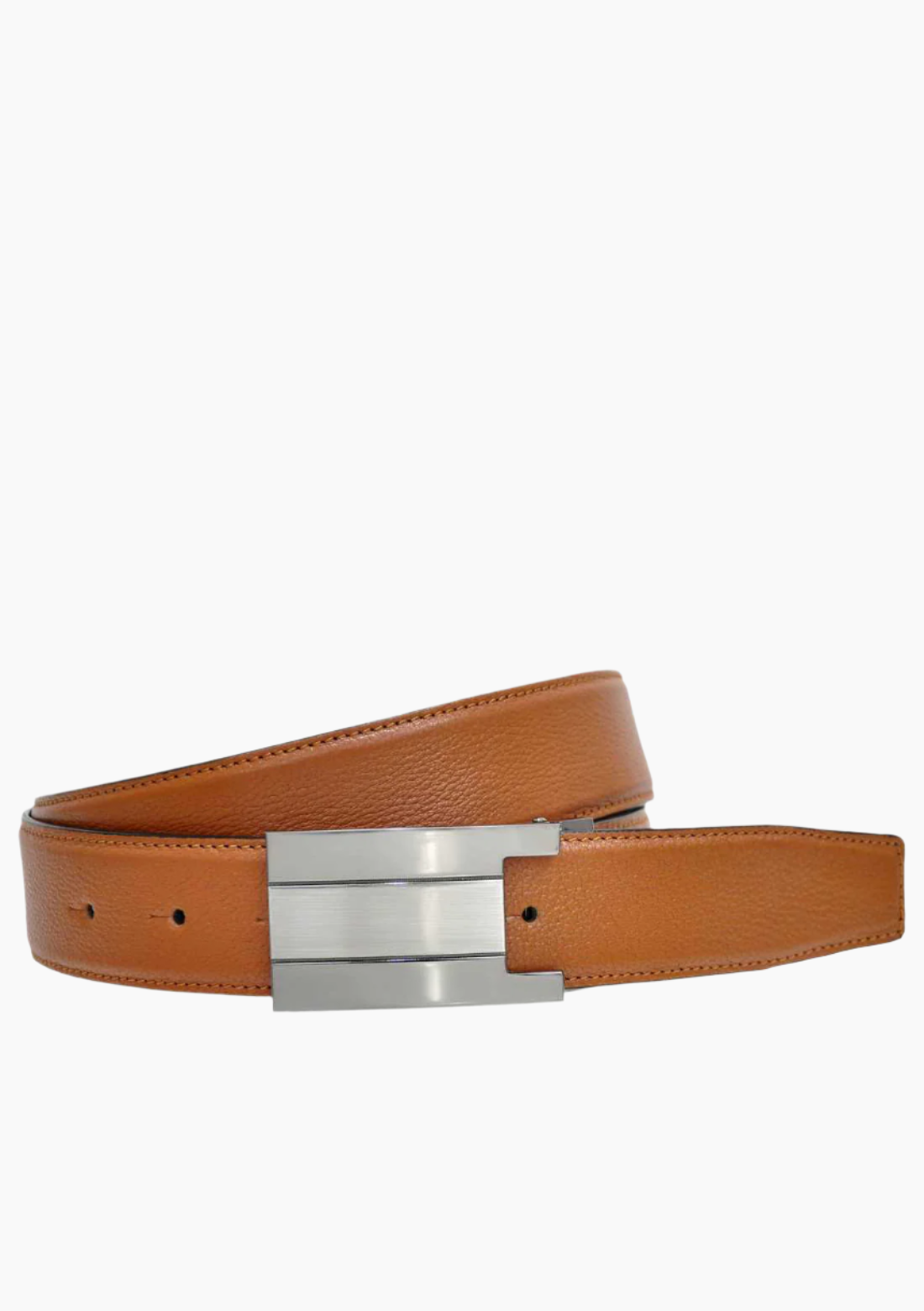 OHM Leather Reversible Plaque Buckle Handmade Belts