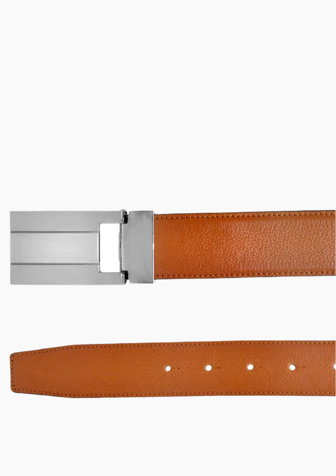 OHM Leather Reversible Plaque Buckle Handmade Belts