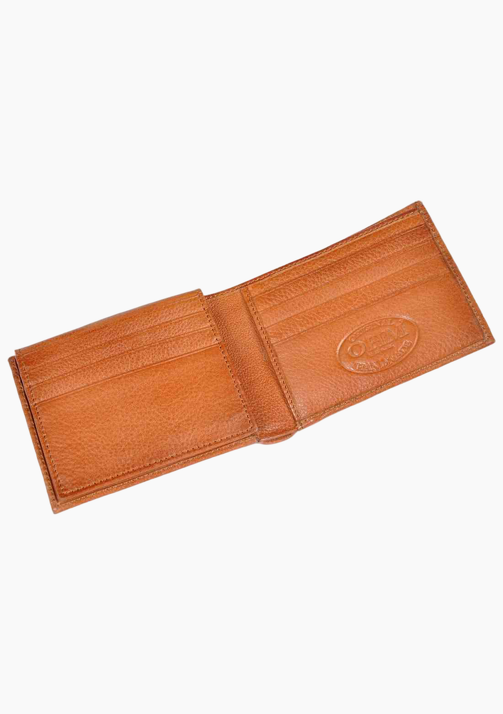 OHM New York Perimeter Stitched Leather Wallet