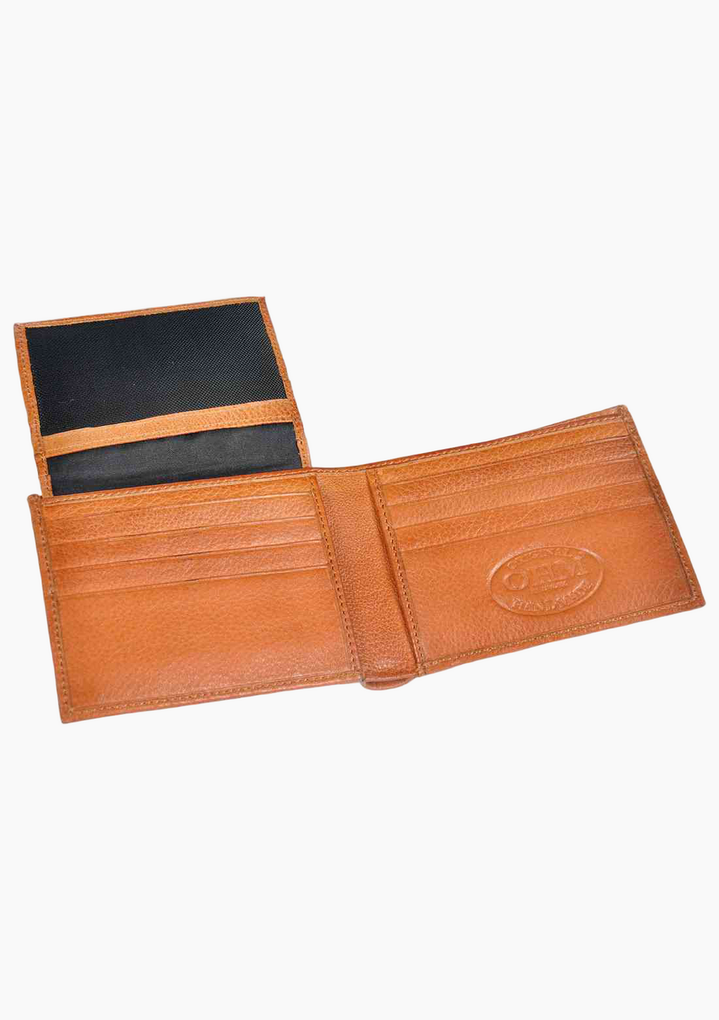OHM New York Perimeter Stitched Leather Wallet
