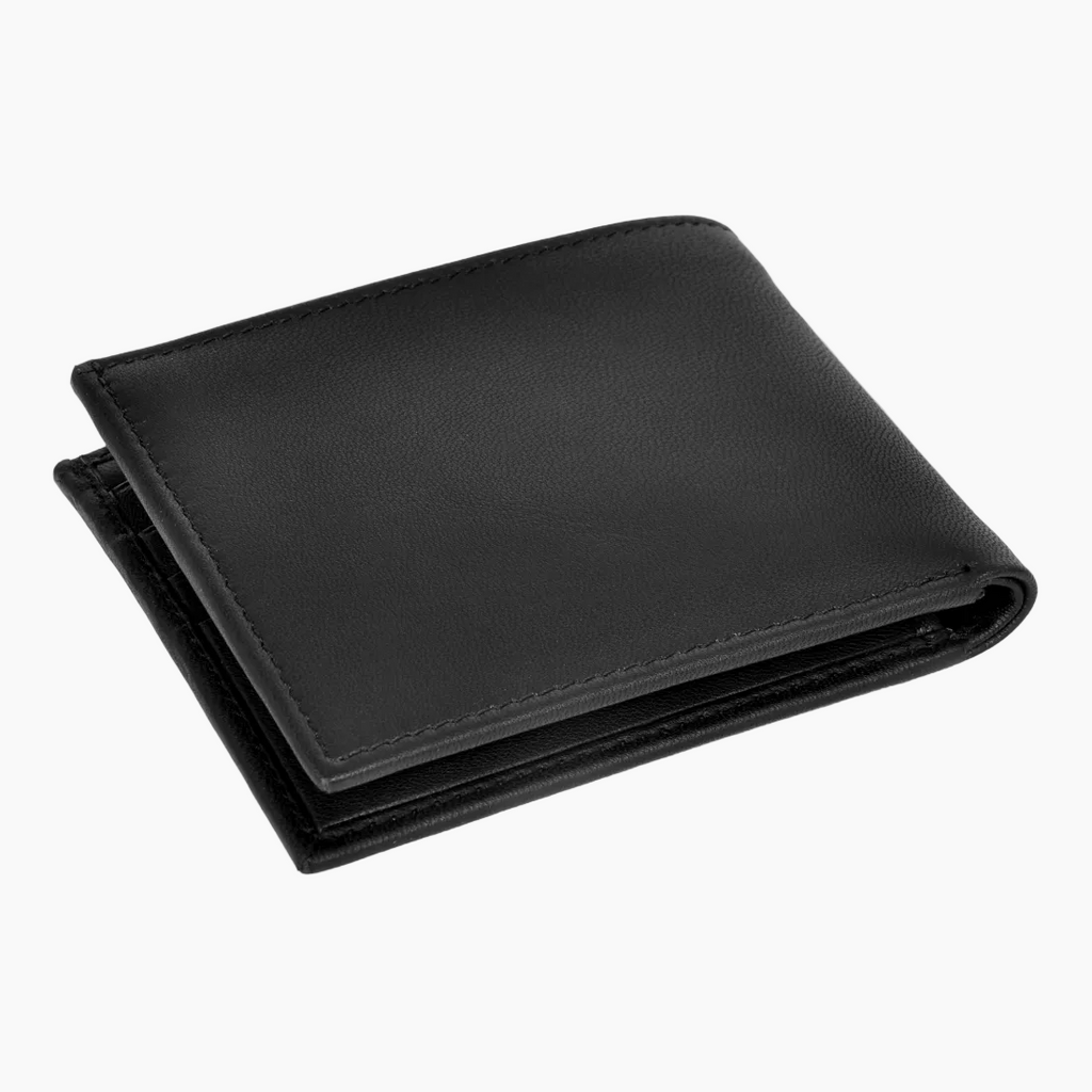 OHM New York Leather Wallet with Card Case Two in One Purse