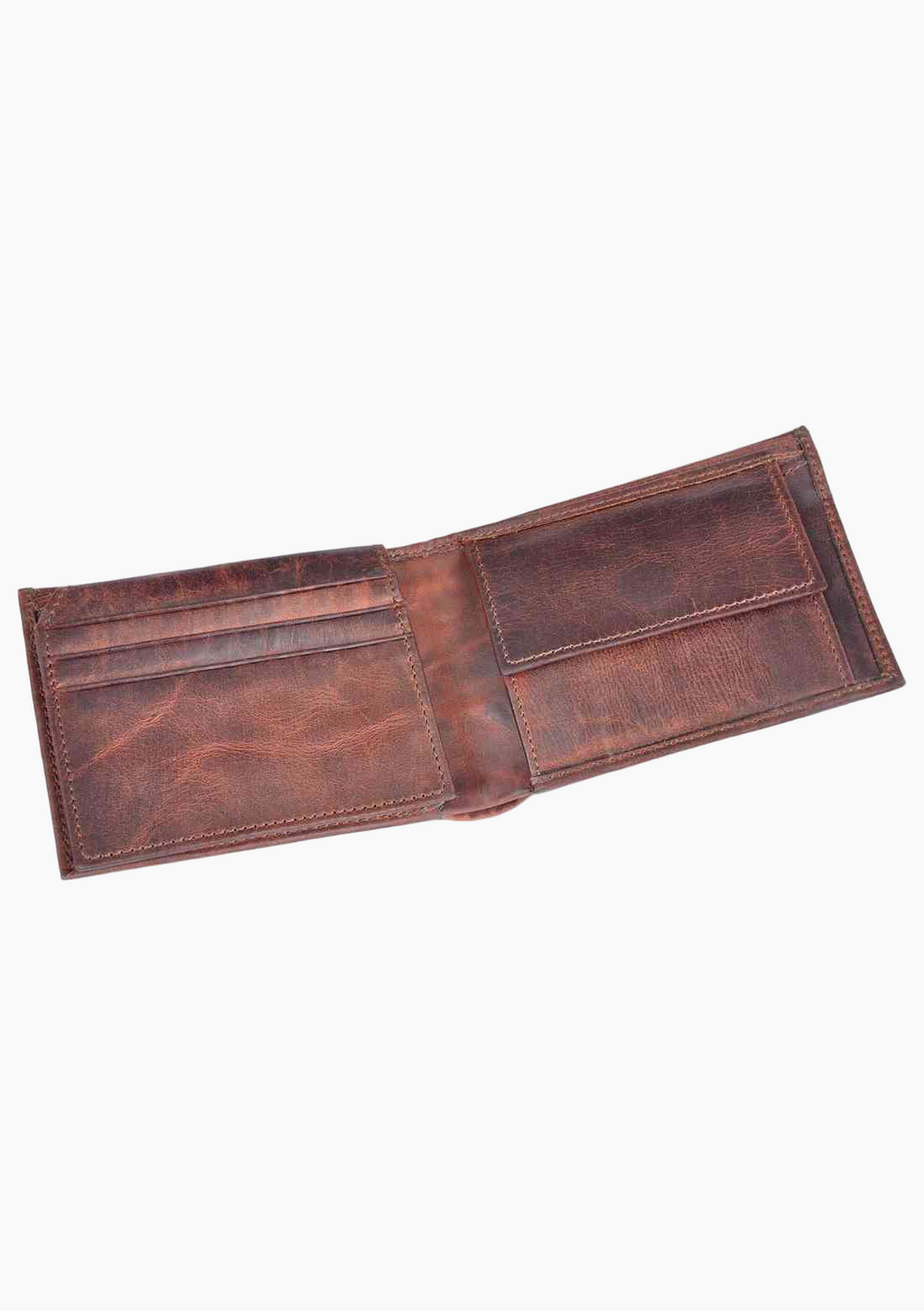OHM Natural Grain Front ID Leather Wallet