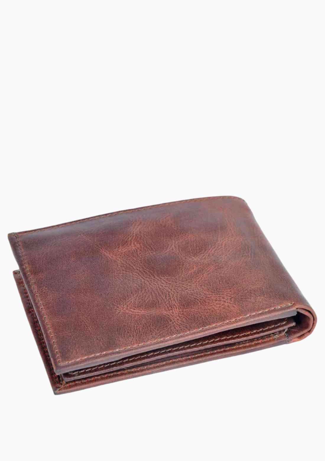 OHM Natural Grain Front ID Leather Wallet
