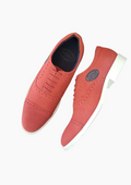 OHM Sporty Oxford Style Leather Shoes with OHM Embossed