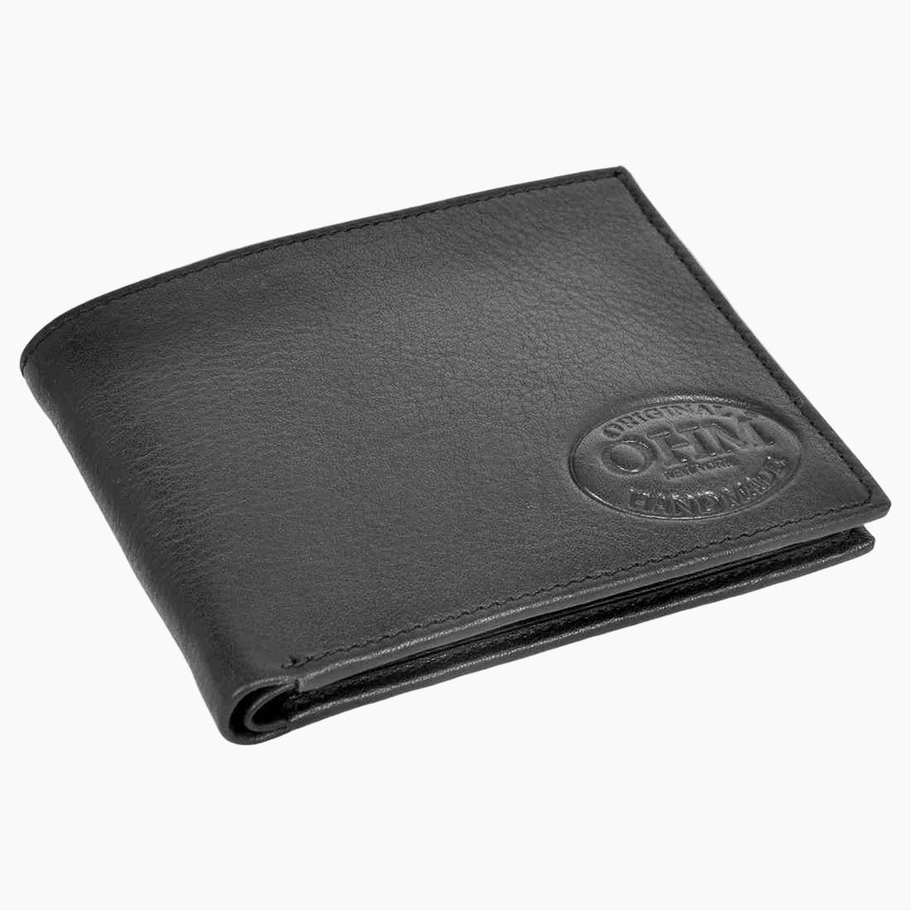 OHM New York Slim Bill Fold Leather Wallet