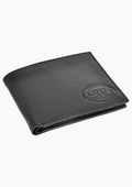 OHM Leather Slim Bill Fold Grained Wallet