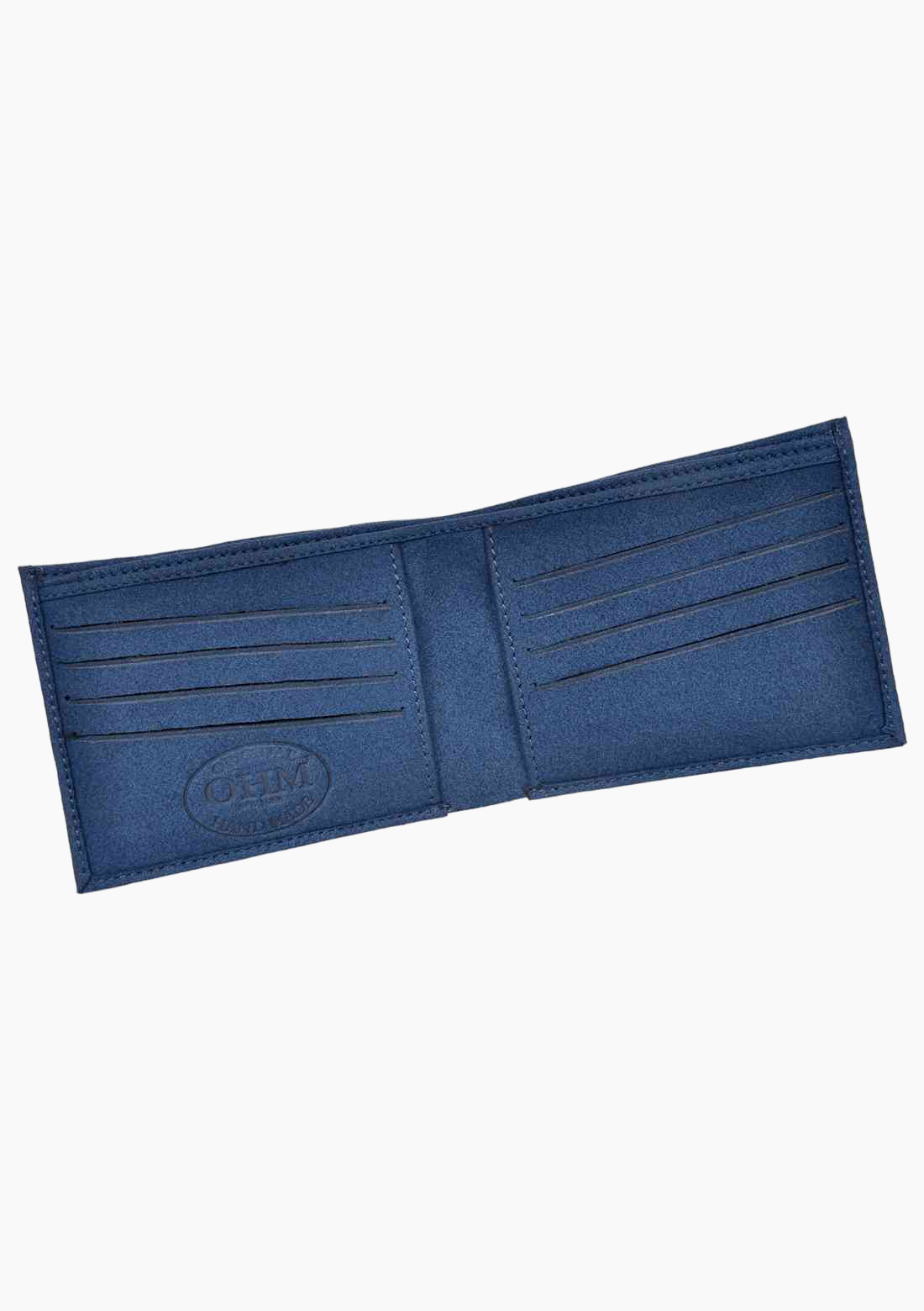 OHM Leather Slim Perimeter Broguing Wallet