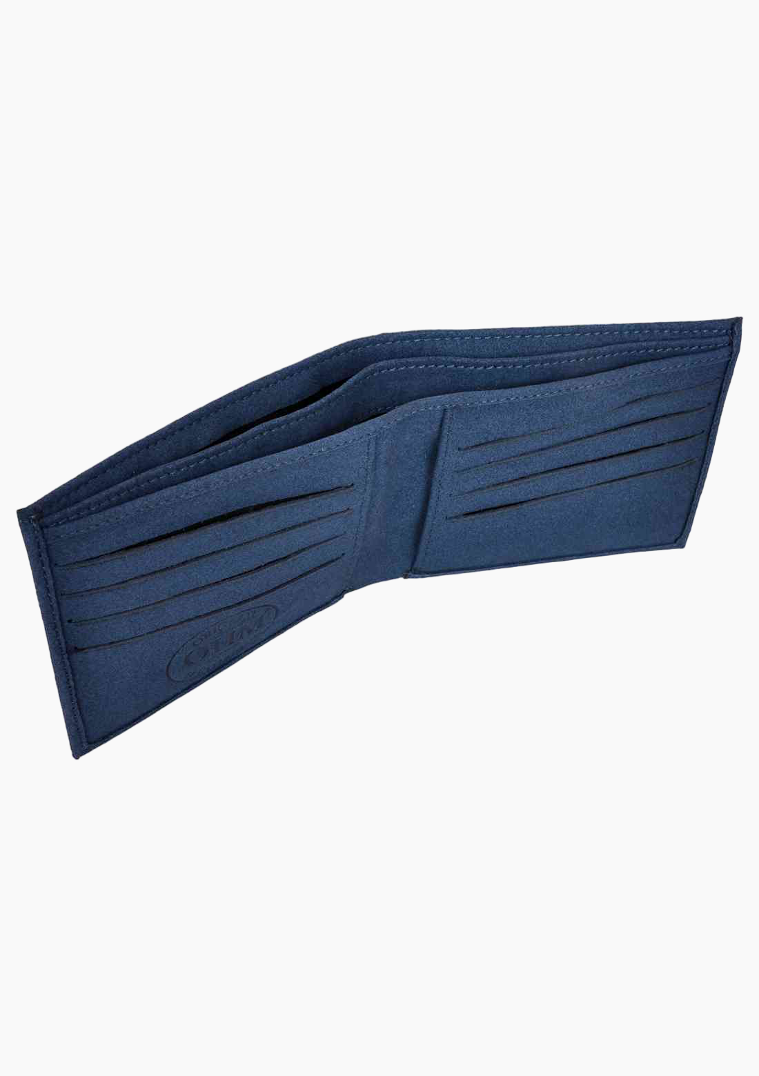 OHM Leather Slim Perimeter Broguing Wallet