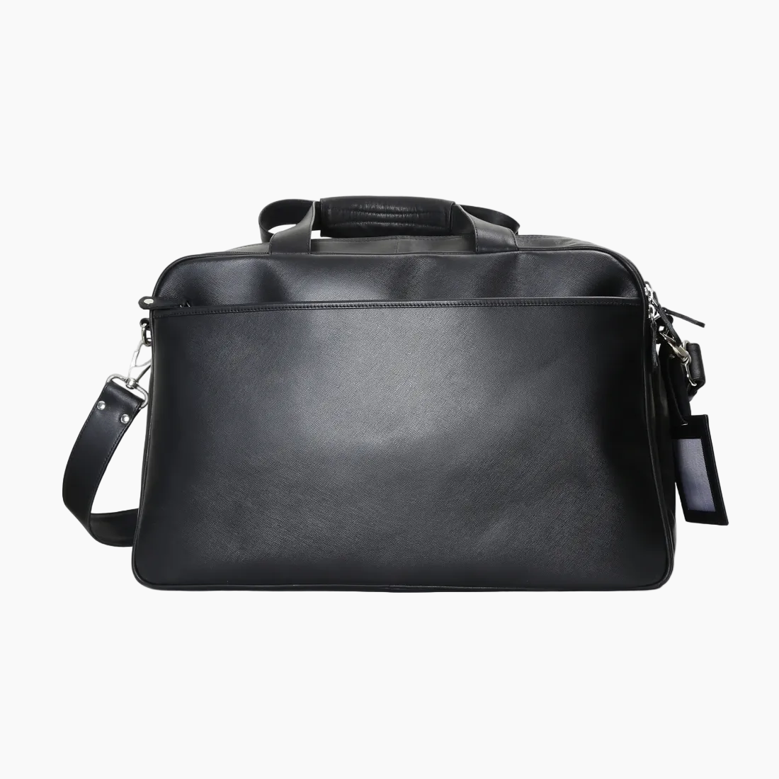 OHM New York Classic Plain Leather Travel Bag