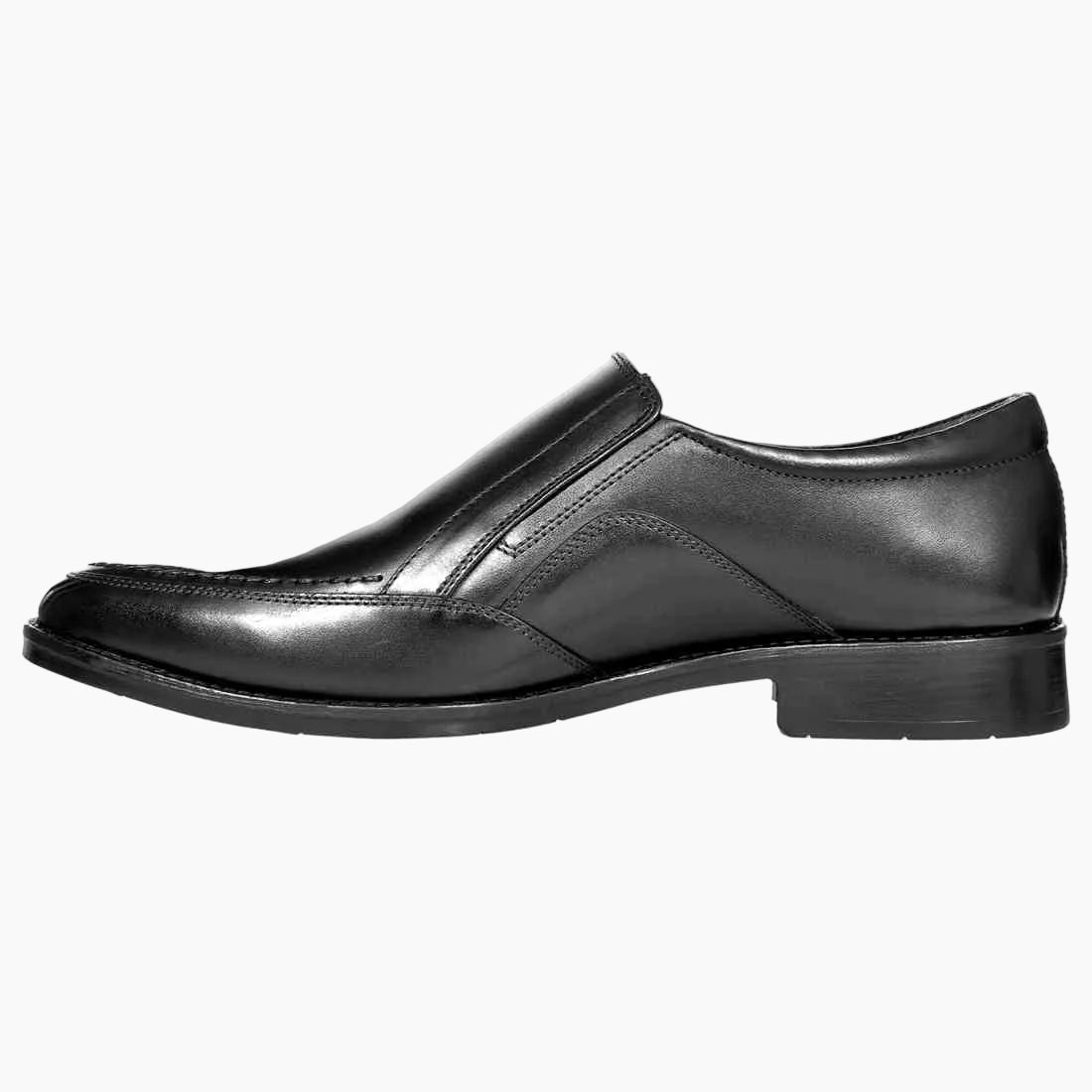 OHM New York Vamp Stitched Dress Leather Slip-On Shoes